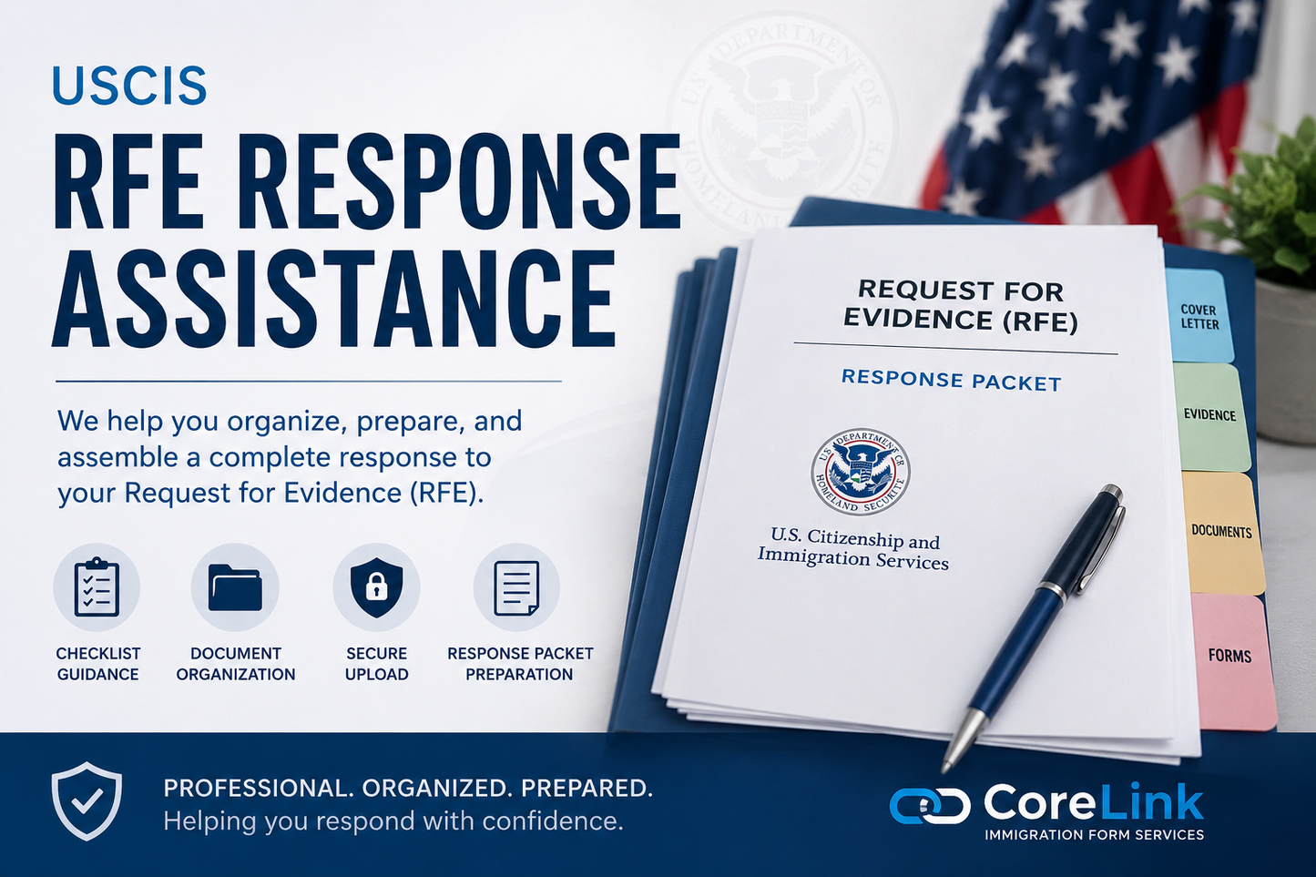 Request for Evidence (RFE) Response Preparation Assistance